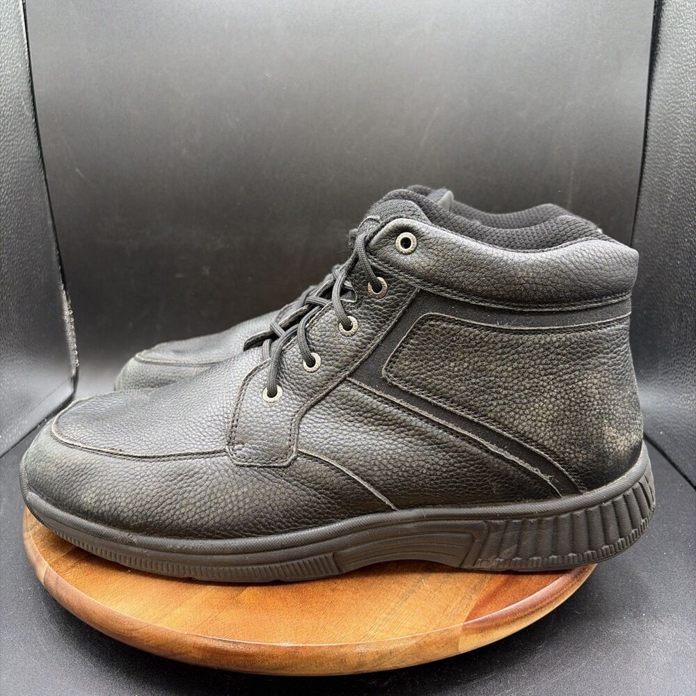 Orthofeet Highline 481 Mens Size 12 2E Black Leather Orthopedic Boots